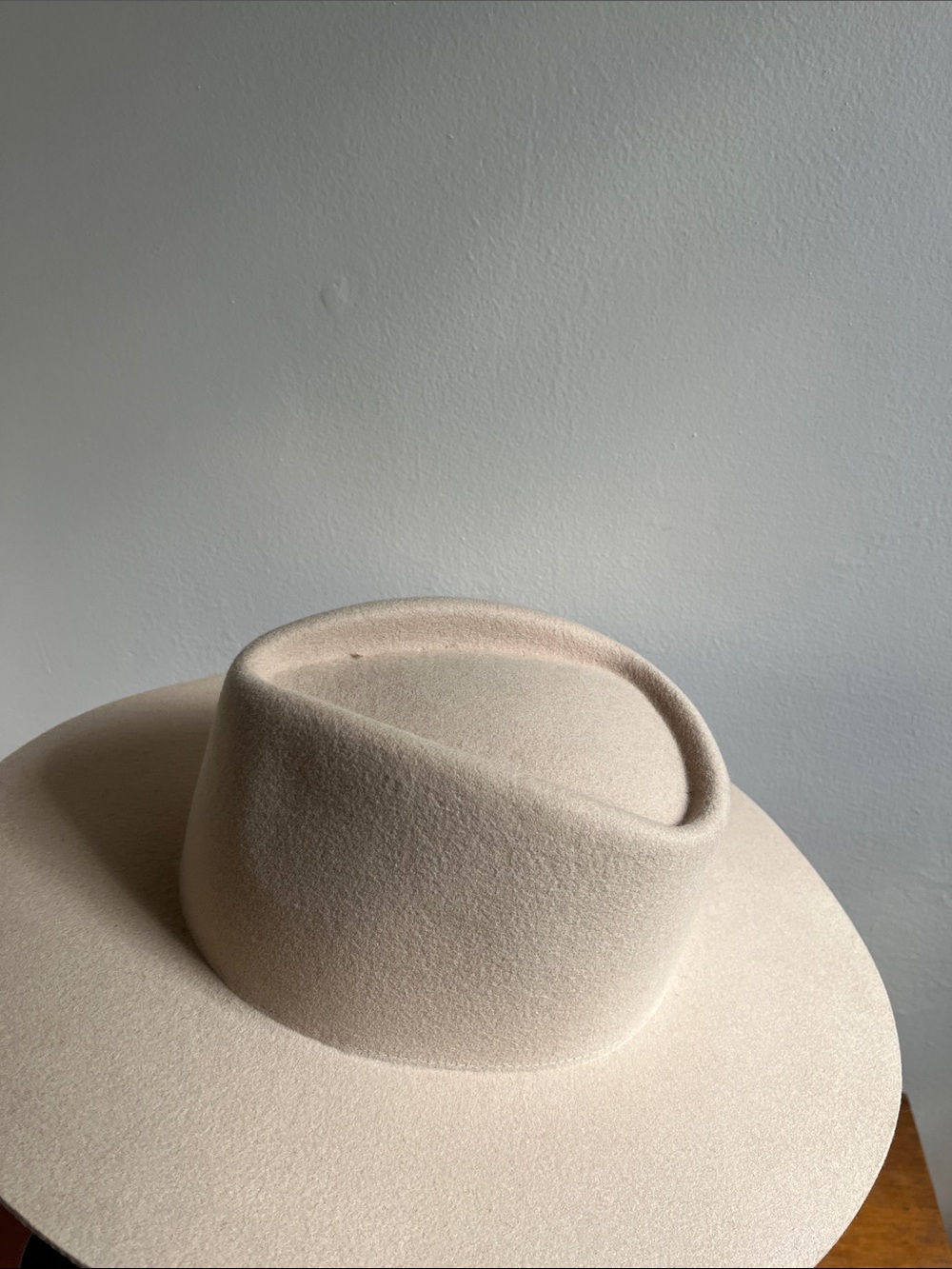 Gigi Pip Dakota Wide Brim Felt Hat in Light Beige - Picture 5 of 6